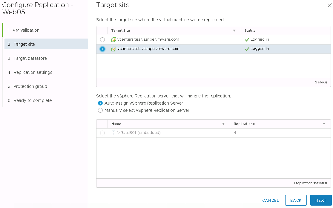 Vmware data protection настройка